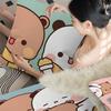 Cartoon B-Bubu And D-Dudu Cute Personalized Picture Text Home Decorative Pillows Household Gifts 45x45cm