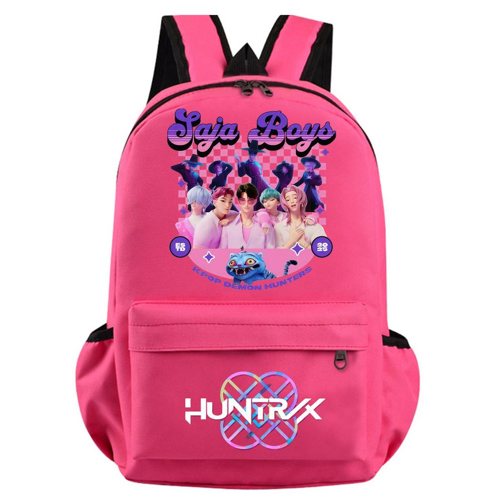 Anime K-Pop Demon Hunters Printed Backpack for Teenager Student Girl Boy Bookbag Schoolbag Women Large Capacity Waterproof Travel Bag Kid Gift