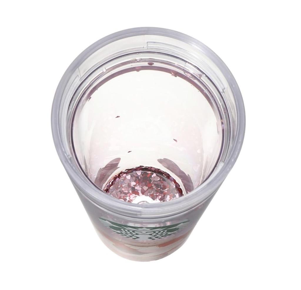 Starbucks Starbucks Tumbler Valentinstag 2024 Wasser im Tumbler Schokolade 473ml WIT