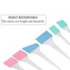 6Pcs Hair Dyeing Brush Set Silicone Hair Coloring Dyeing Hairdressing Tool for Hair Salon
