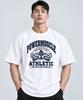 KOREAMONSTER Km31 Power Muscle Athletic Oversized Short Sleeve T-Shirt White (Mesh Ver.)
