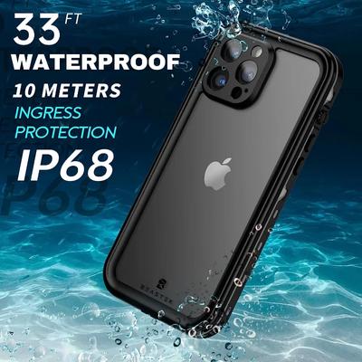 IP68 Waterproof Clear Phone Case Full Protective Shock Dust Proof Swim Diving Cover For iPhone 16 15 14 Plus 13 12 11 Pro Max