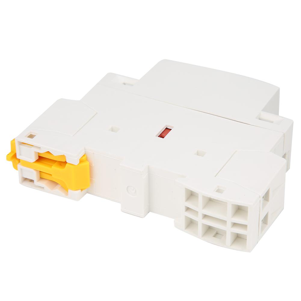 Contactor AC Casnic 2P 25A 220V 50Hz Montare pe Șină DIN cu Comutator de Control Manual