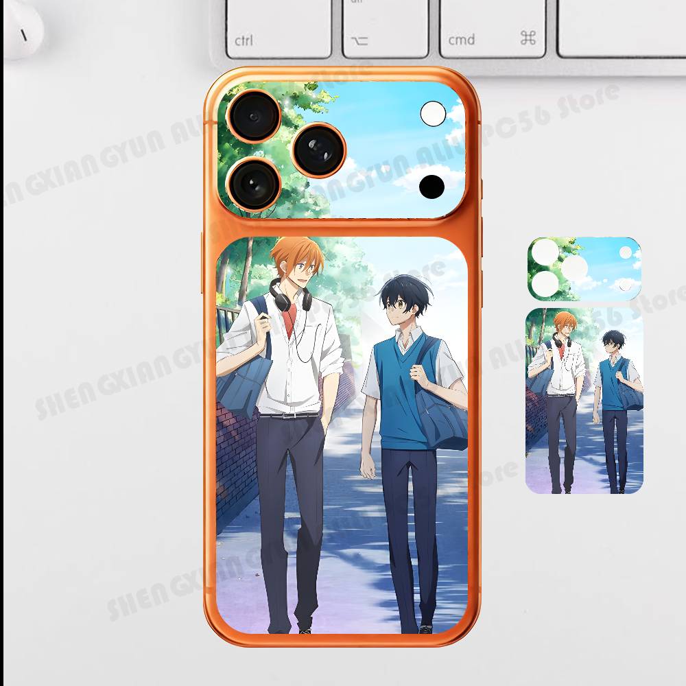 

Anime S-Sasaki M-Miyano For Iphone 17 Pro ProMax Back Protective Decorative Sticker Back Cover iPhone17pro