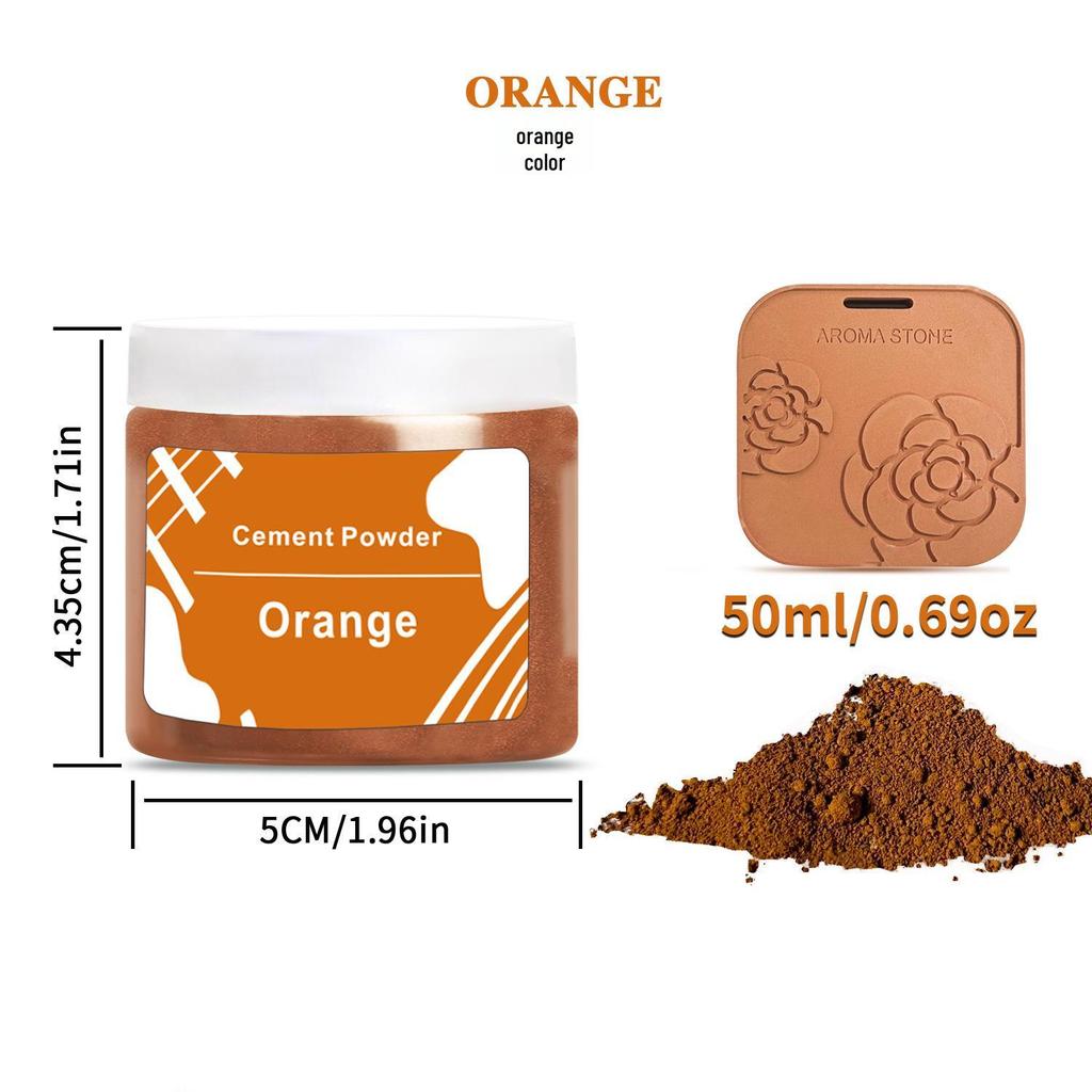50ml Iron Oxide Pigment for DIY Cement and Gypsum Flower Pots