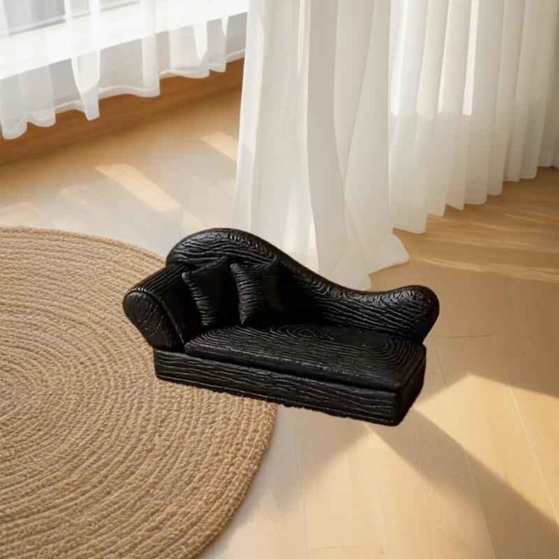 1Pcs French Victorian Style Simulation Mini Furniture Play Home Toy 1:12 Scale Miniature Dollhouse 3D Printed Sofa Model
