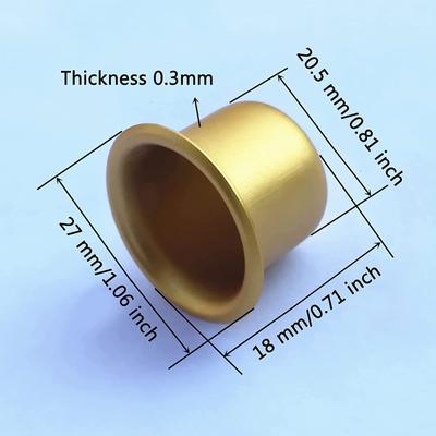 Metal Candle Insert For Taper Candles Decorative Candle Holder Mini Candle Holder DIY Candle Holder Candle Holder Gold Set