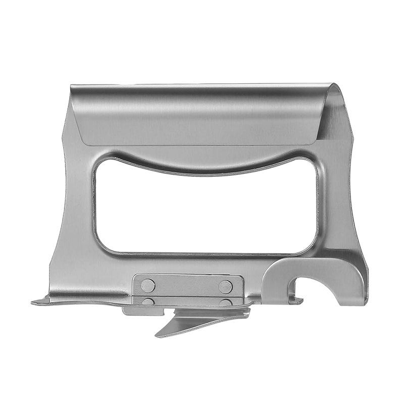 

New Portable Bottle Jar Beer Opener Stainless Steel 2In1 Bottle Can Opener Durable Hand Protection Kitchen Bar Can Opening Tool