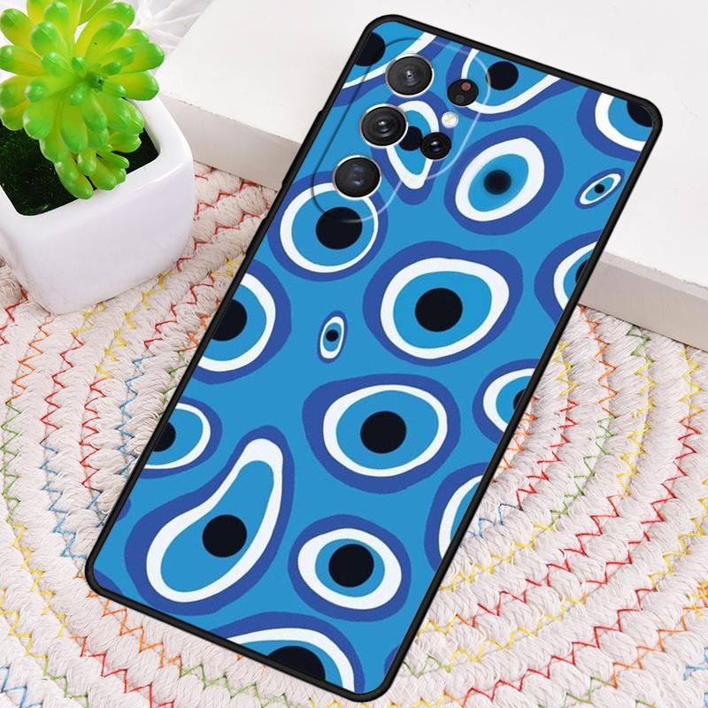Blue Evil Eye Phone Case for Samsung Galaxy Note 10 Pro S26 Ultra S23 S24 FE S25 S21 S22 PLUS Shockproof Cove
