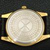 VINTAGE HAND-WINDING SWISS MENS POKER FACE YELLOW COLOR DIAL WATCH a701180-5