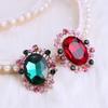 New Popular Big Crystal Rhinestone Brooches for Women Costume Jewelry Brooch Wedding Bouquet Pin Party Decors