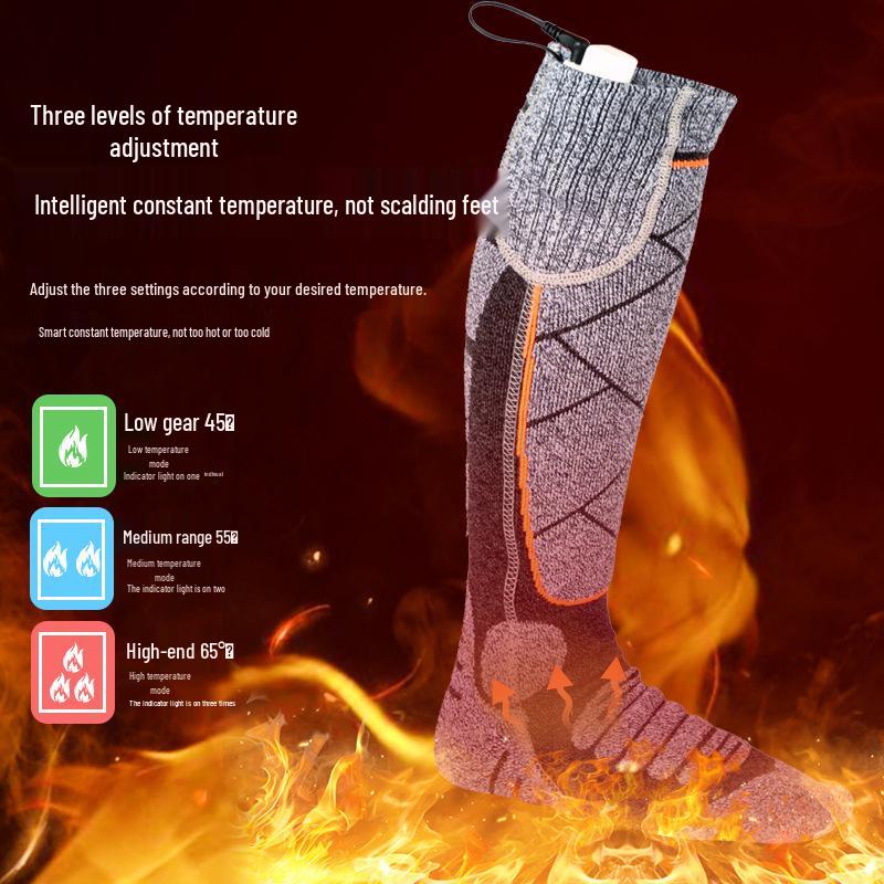 Manufacturer Electric Heated Socks for Men and Women - Rechargeable Thermal Warmth for Feet
