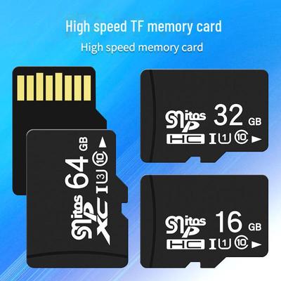 64GB TF Card for Monitoring, Driving Recorder, Security Camera with 32GB and 128GB Options.