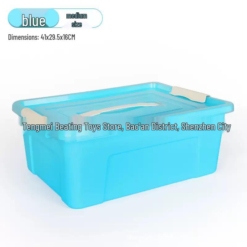 Children's Building Blocks Organizer: Science Education Storage Box & Bucket