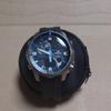 Used EDIFICE CASIO Black/Sky Blue EMA-100J
