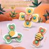 Suction Cup Toy Baby - 3 Pack Safe Bath Toys for 3 Months+, Sensory Spinner Table Toy, Travel Friendly Baby Toy