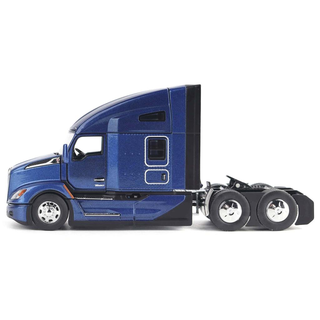 Diecast Masters | Kenworth T680 - Deep Cerulean Blue | 1:50 Scale Officially Licensed Diecast Semi-Truck | Model 71108