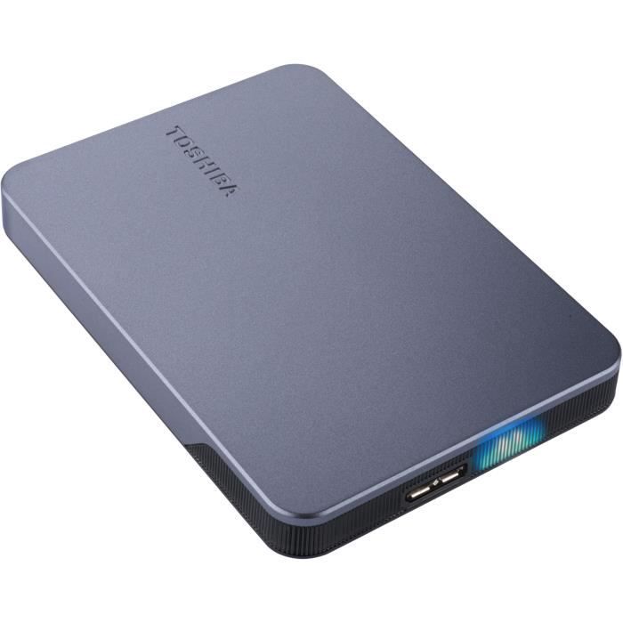 TOSHIBA Canvio Gaming External Hard Drive - 2.5" - 2 TB - USB 3.2 Gen 1 - Compatible with PlayStation / Xbox / PC - Silver