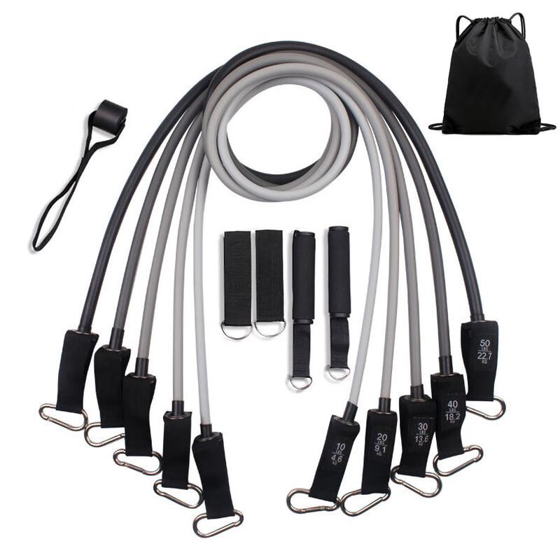 Xinboda Dilun TPE 100lb Foot Pedal Resistance Band Set