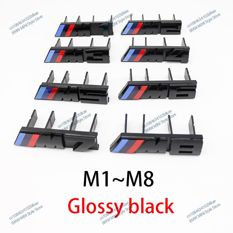 3D Auto Voorgrille Badge Embleem Gesp Voor BMW M Logo M1 M2 M3 M4 M5 M6 F39 F10 F30 G11 F48 G07 G86 G80 G60 E60 E46 G01 E84 E83
