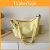 Retro Water Dumpling Shape Shoulder Bag With Phone Pocket For Casual Outfits