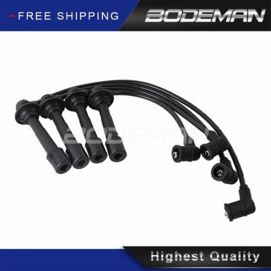 Ignition Spark Plug Wires Set 7mm for 1999-2000 Mazda Protege L4 1.8L