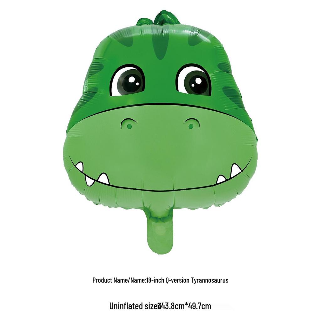 18" New Q Version Kids' Cartoon Animal Foil Balloon for Birthday Decorations