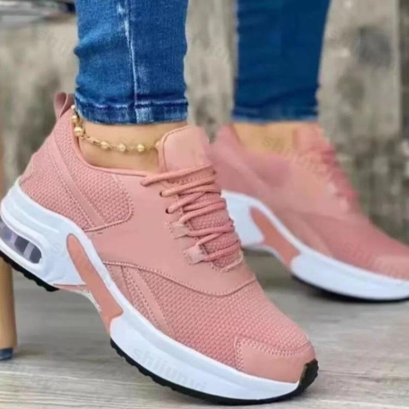 Spring Women Sneakers Fashion Female Casual Shoes Shock-absorbing Wear-resistant Running Shoe Breathable Platform Tenis De Mujer