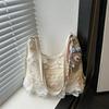 2025 fashion new tote bag summer leisure vacation fairy lace mesh underarm shoulder satchel women's bag