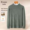 Luozi Men's Round Neck Wool Blend Sweater