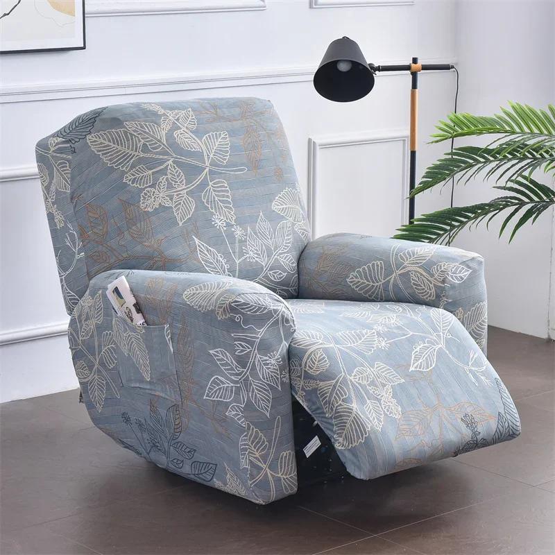 Nordische Blumen Relaxsessel Sofa Bezüge Elastischer Sofa Schutzbezug Relax Sessel Abdeckung Lounge Zuhause Haustiere Kratzfest