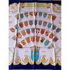 Used [Philippe ledoux] Hermes/Carre Designer Vintage Large Scarf 100% Silk Made in France
