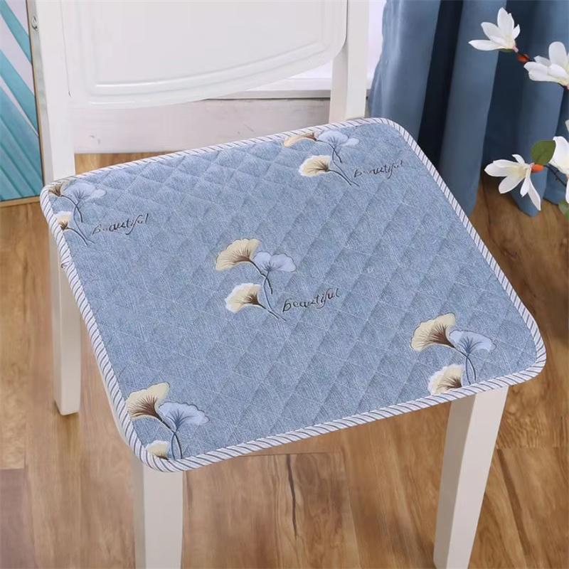 Pastoral Floral Dining Chair Cushions Four Season Universal Chair Seat Mat Office Student Chair Cushions Home Stool Seat Pads