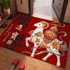 Anti Slip Zodiac Goat Floor Mat Cartoon 2027 Lamb Door Mat Sheep Foot Pad  Floor Protection