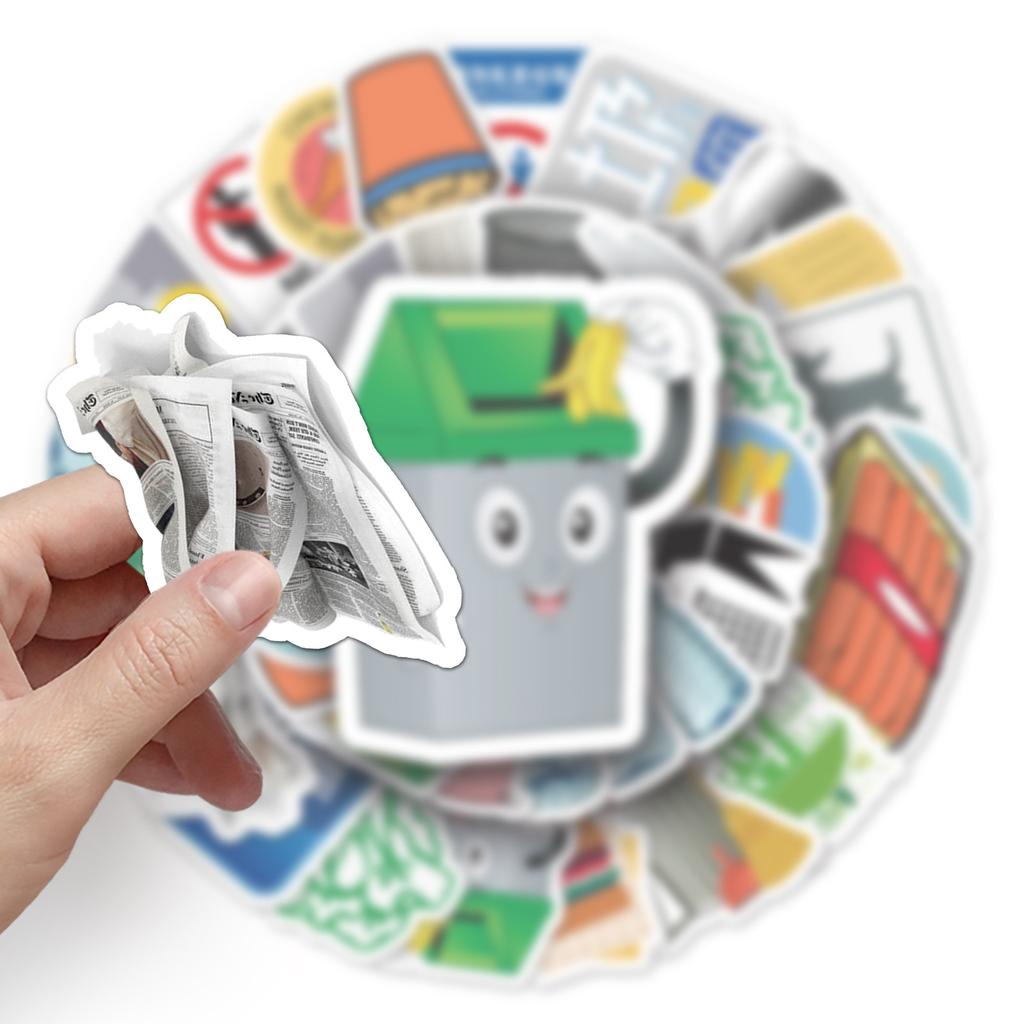 54 Bilder von Urbaner Müllsortierung Graffiti Kreativer Koffer Roller Fahrrad Fahrrad Auto Handy Wasserdichte Aufkleber