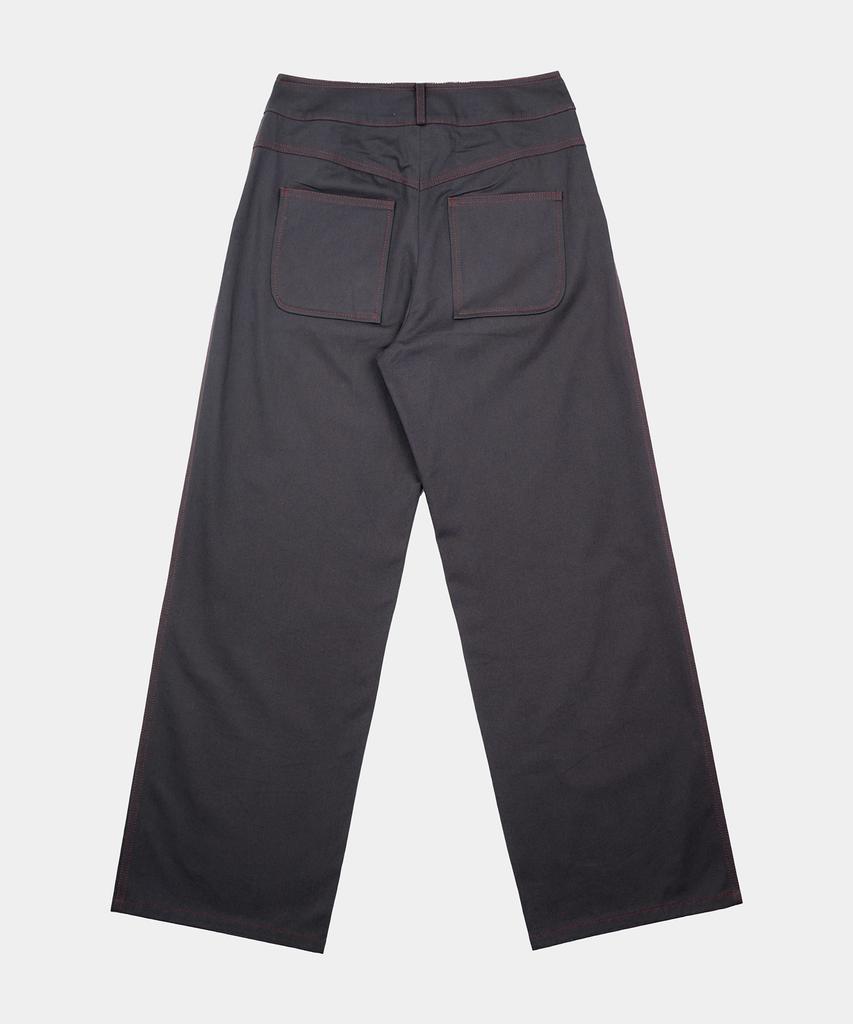 Lipeullegtibeulum Red Stitch Trousers (Charcoal)