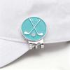 Removable Golf Hat Clip Position Marker Golf Cap Clips Portable Golf Ball Marker Golf Accessories