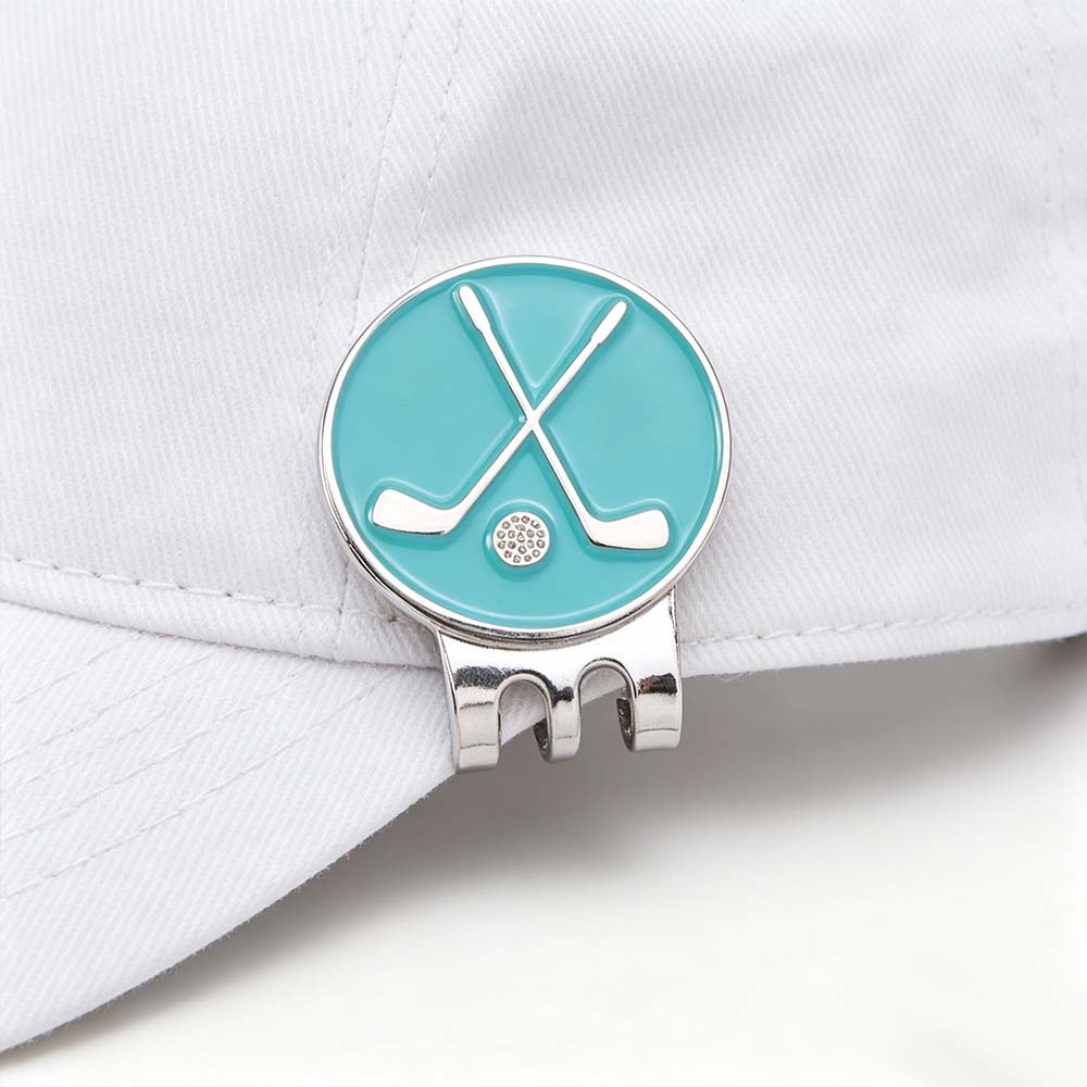 Removable Golf Hat Clip Position Marker Golf Cap Clips Portable Golf Ball Marker Golf Accessories