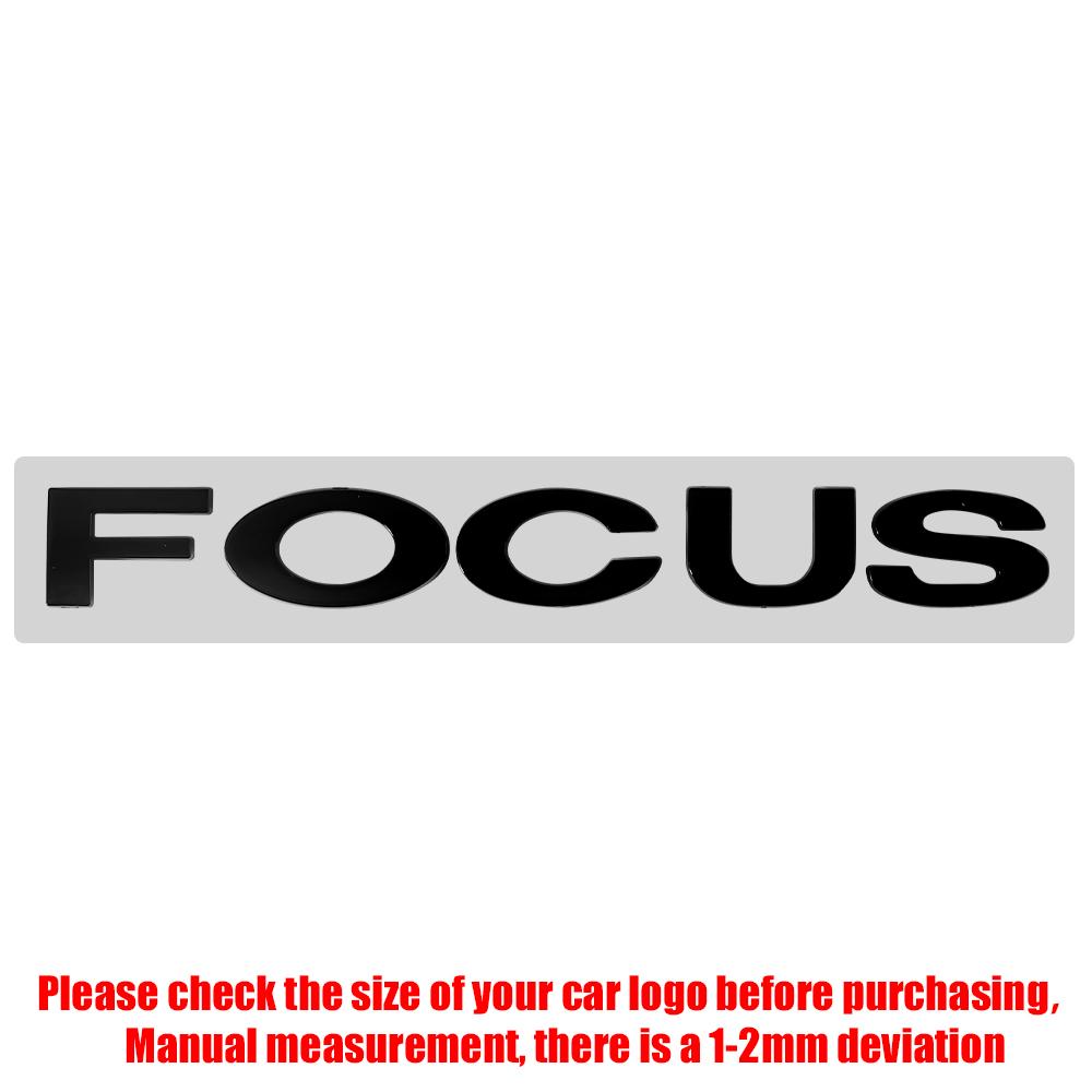 AJJ1 3D Letters Car Body Rear Trunk Bumper Emblem Stickers Badge Decal For Ford Focus Logo Fusion MK2 MK4 Fiesta Mustang Accessories