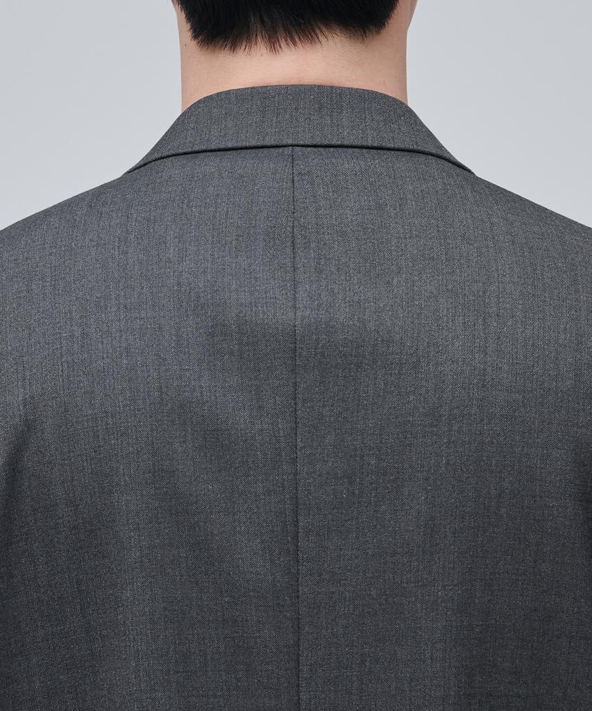 Musinsa Standard Wool Blend Oversized Blazer [Medium Grey]