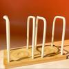 Multifunctional Cup Storage Rack Wooden Bottom Mug Display Stand Organizer  Counter