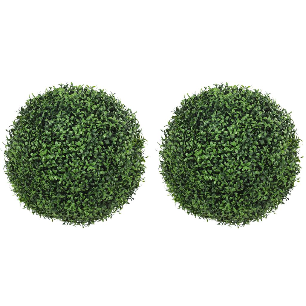 52 Cm Artificial Eucalyptus Balls In a Set of 2, UV-Resistant Decorative Plants with 1086 Leaves for Indoor and Outdoor