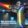 Children Electric Water Gun Toys Summer Outdoor Shooting Games Kids Beach Automatic Water Squirt Gun With Lights Sound Effects