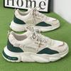 Fashion Platform Vulcanized Men’s Shoes Summer Breathable Flat Men Sneakers Comfortable Casual Sneakers Fashion Lace Up Walking Shoes