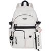 New Warrior Nylon Backpack Large Size Unisex White H22B08U50327