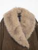 European & American Women's Faux Fur Suede Jacket Coat