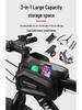Waterproof Bicycle Handlebar & Saddle Bag with Phone Holder