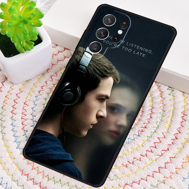 13 Reasons Why Soft Phone Case for Samsung Galaxy Note 10 Pro S26 Ultra S23 S24 FE S25 S21 S22 PLUS Shockproof Cove