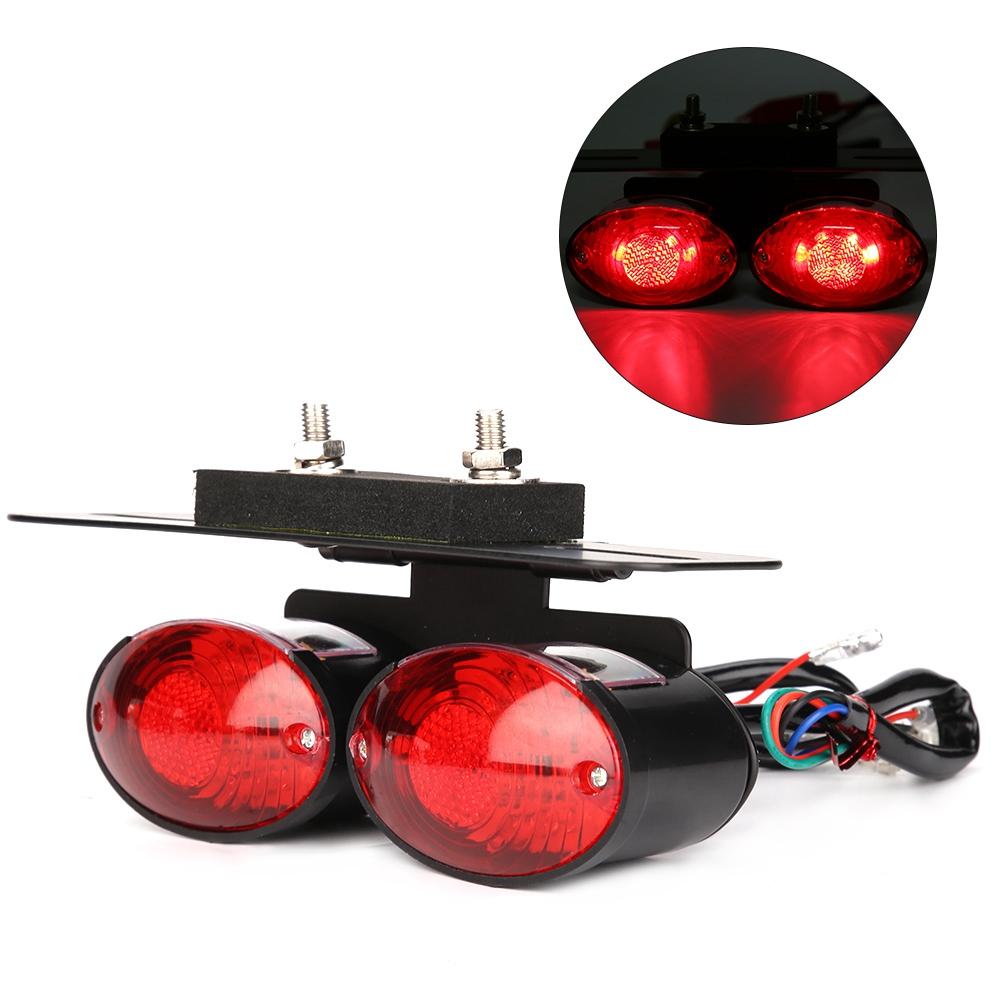 Motorcycle Cute Tail Light LED 12V Stop Brake Lamp Rear Light
