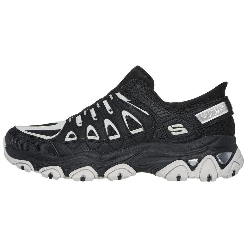 Skechers DLites Comfortable Low-Top Running Shoes Women sneakers Black 180173-BKGY 36